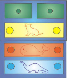 Blue Dresser