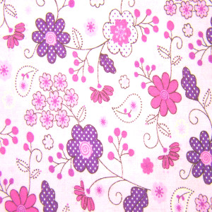 Lavendar Flower Fabric