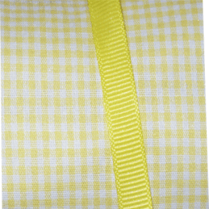 Yellow Gingham Cozy Fabric