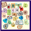 All alphabet letter pieces All alphabet letter pieces