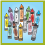 All 13 crayons - crayons are constructed of felt backed laminated paper All 13 crayons - crayons are constructed of felt backed laminated paper